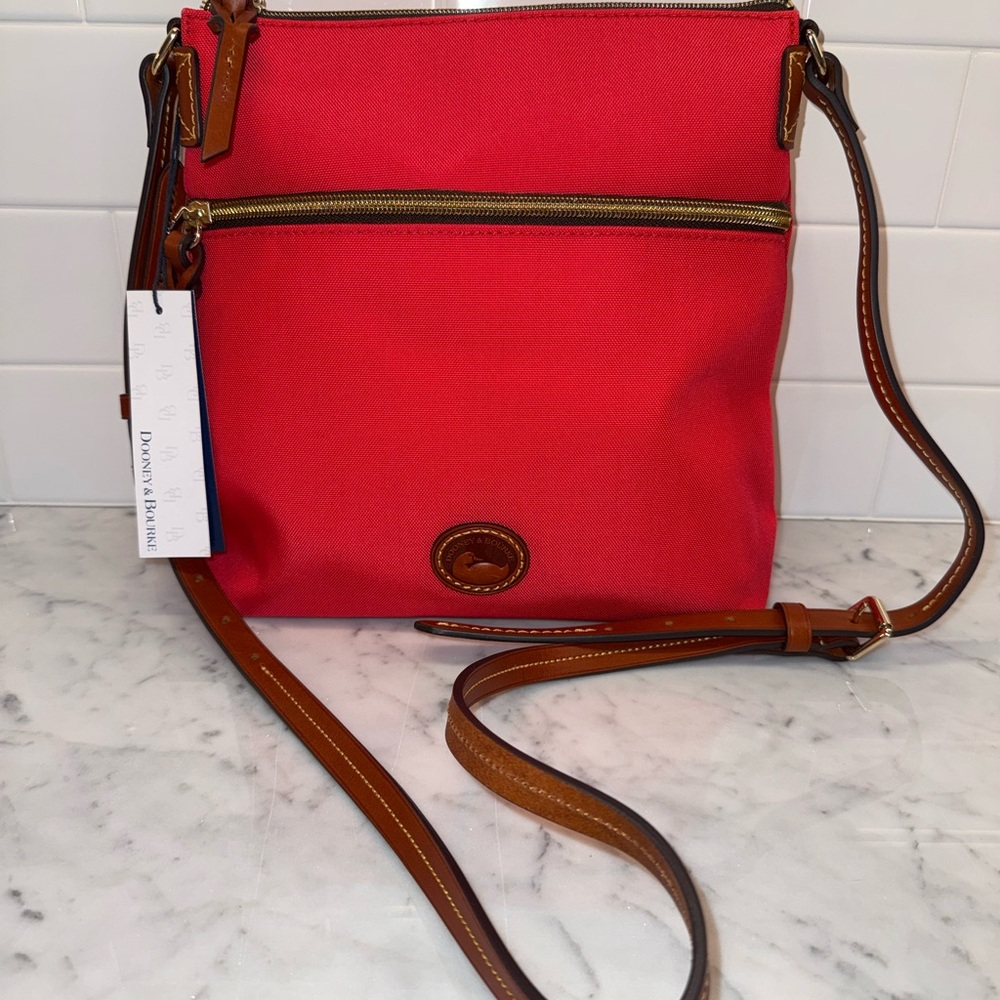 Dooney & Bourke Vibrant Red Crossbody Bag